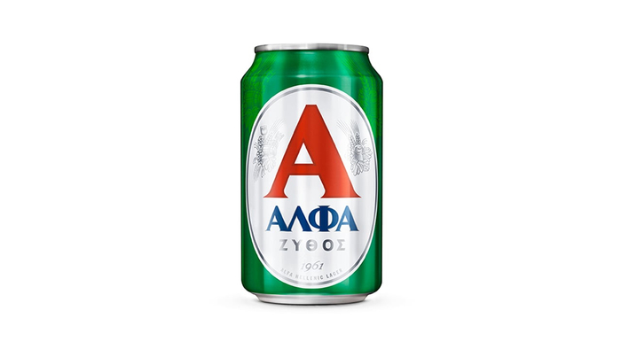 Μπύρα alpha κουτάκι